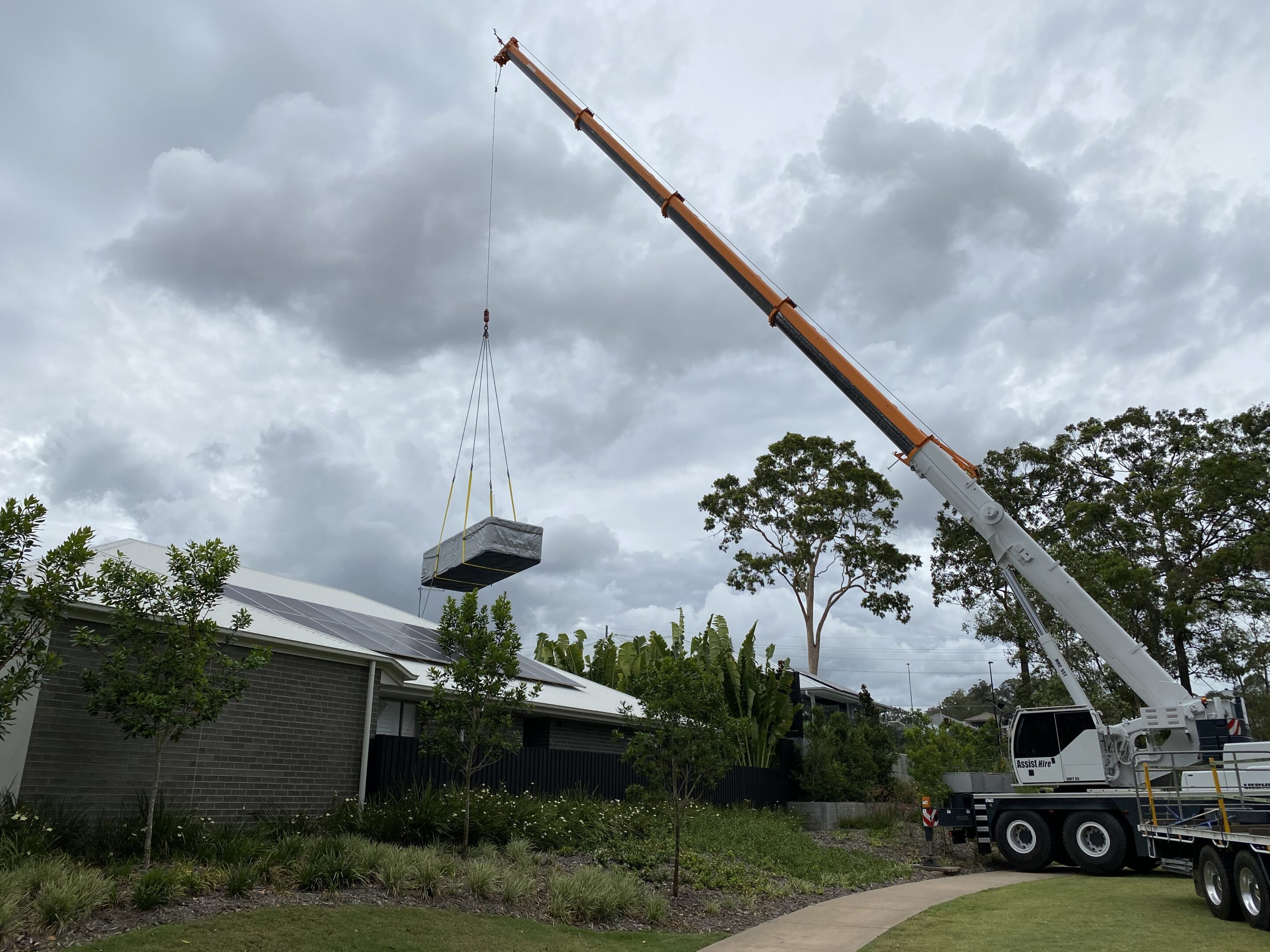 Assist Hire 55T Slew Crane in Beenleigh scaled